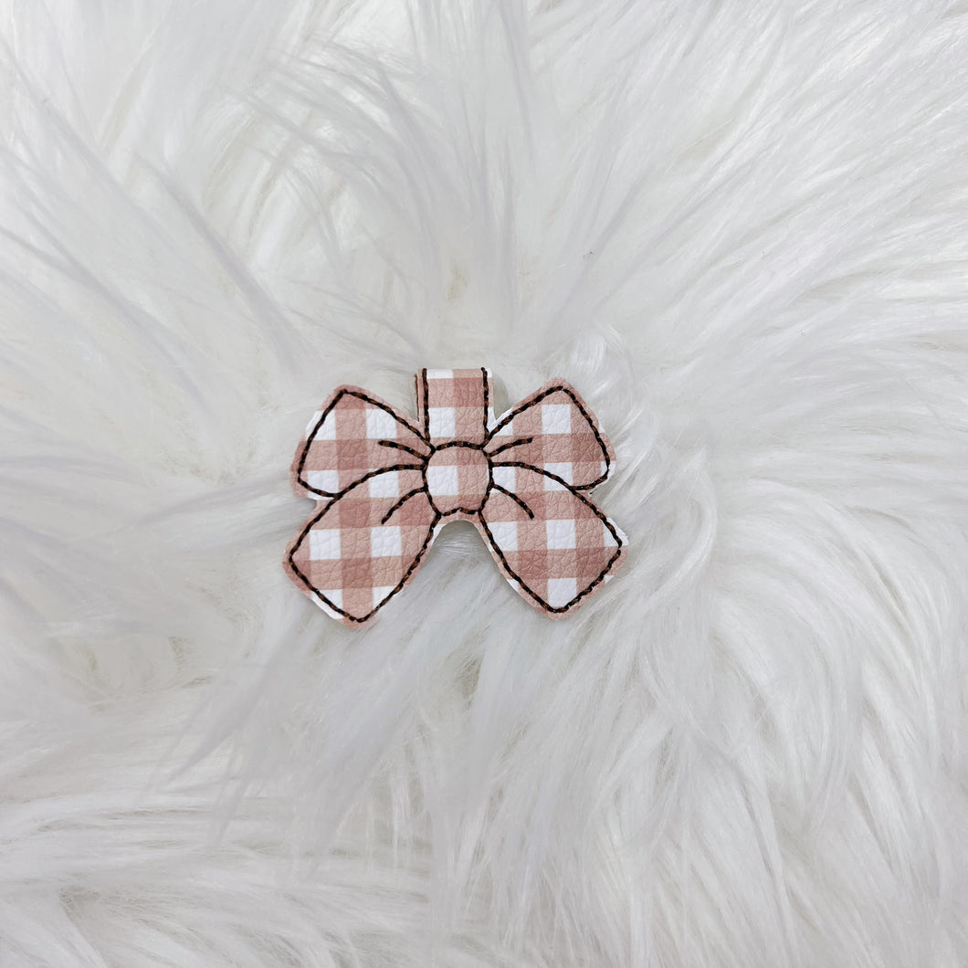 BROWN SQUARE - BOOKMARK BOW MAGNETIC