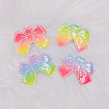 Load image into Gallery viewer, RAINBOW GLITTER - BOOKMARK BOW MAGNETIC
