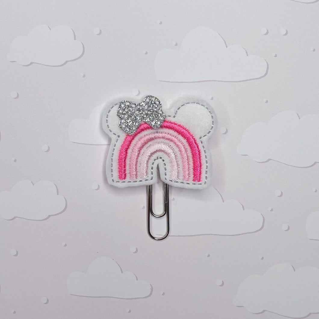 MICKEY RAINBOW PINK - paperclip