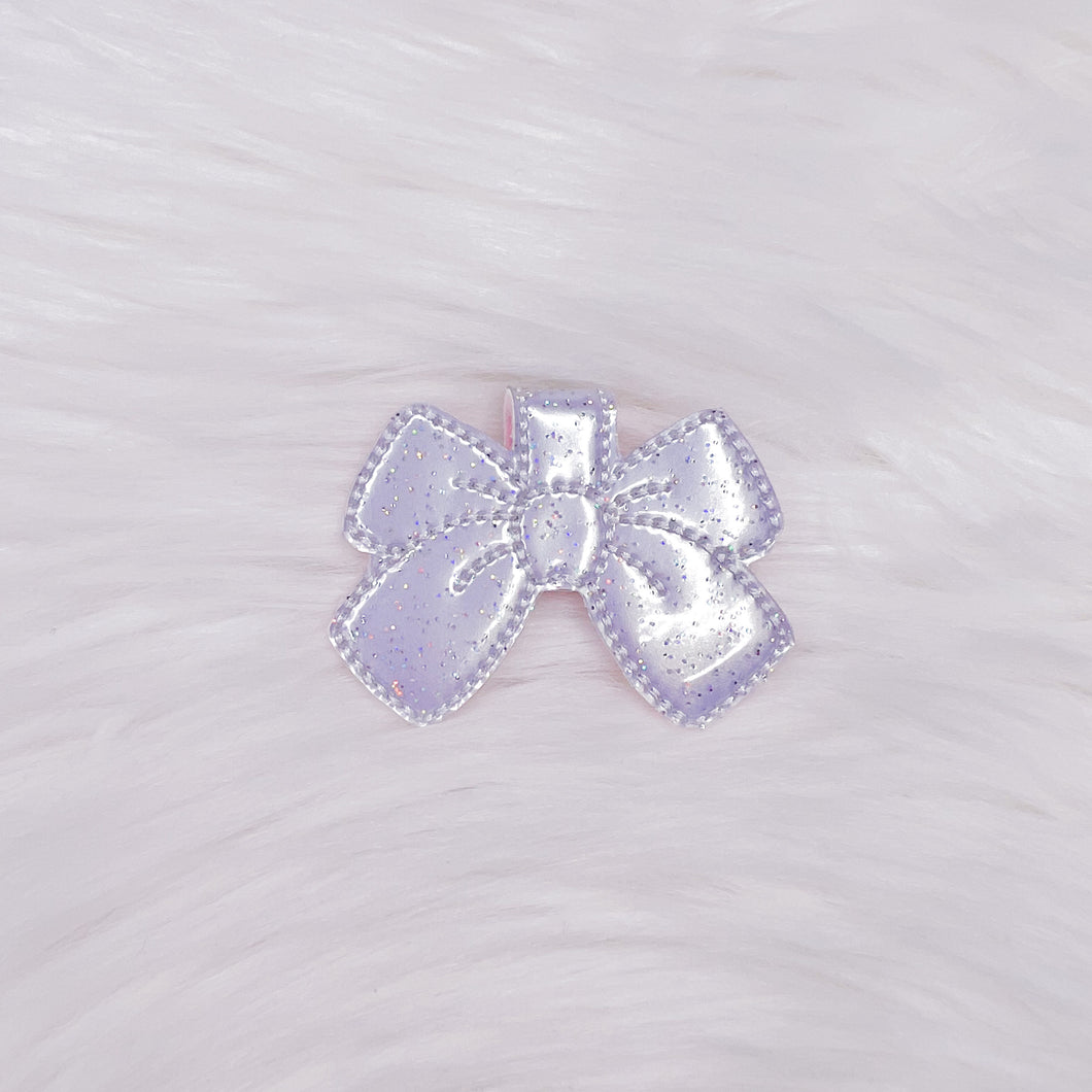 GREY HOLOGRAPHIC - BOOKMARK BOW MAGNETIC