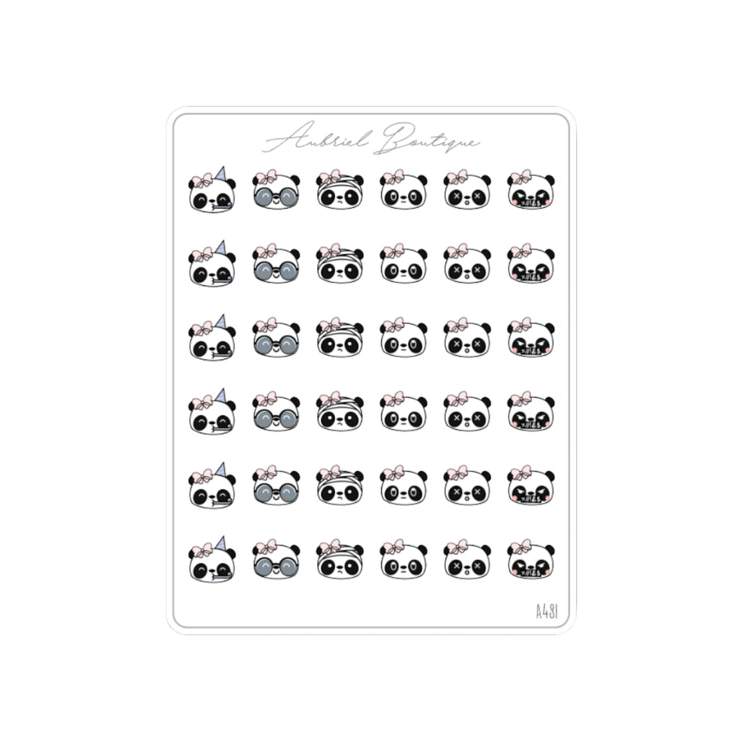 EMOTI PANDA 07 — stickers — A481