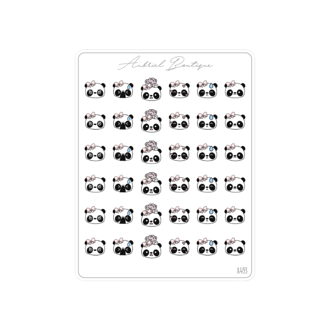 EMOTI PANDA 09 — stickers — A493