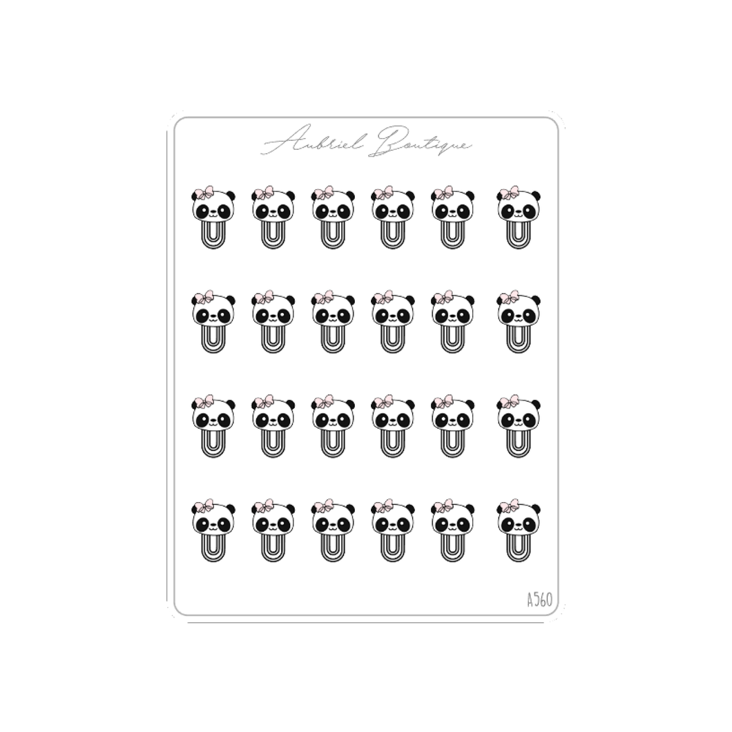 PANDINA PAPERCLIP — stickers — A560