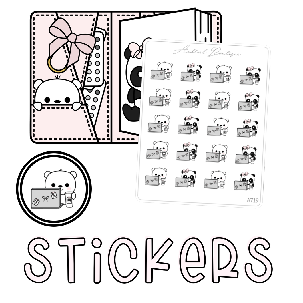 WORK — stickers — A719