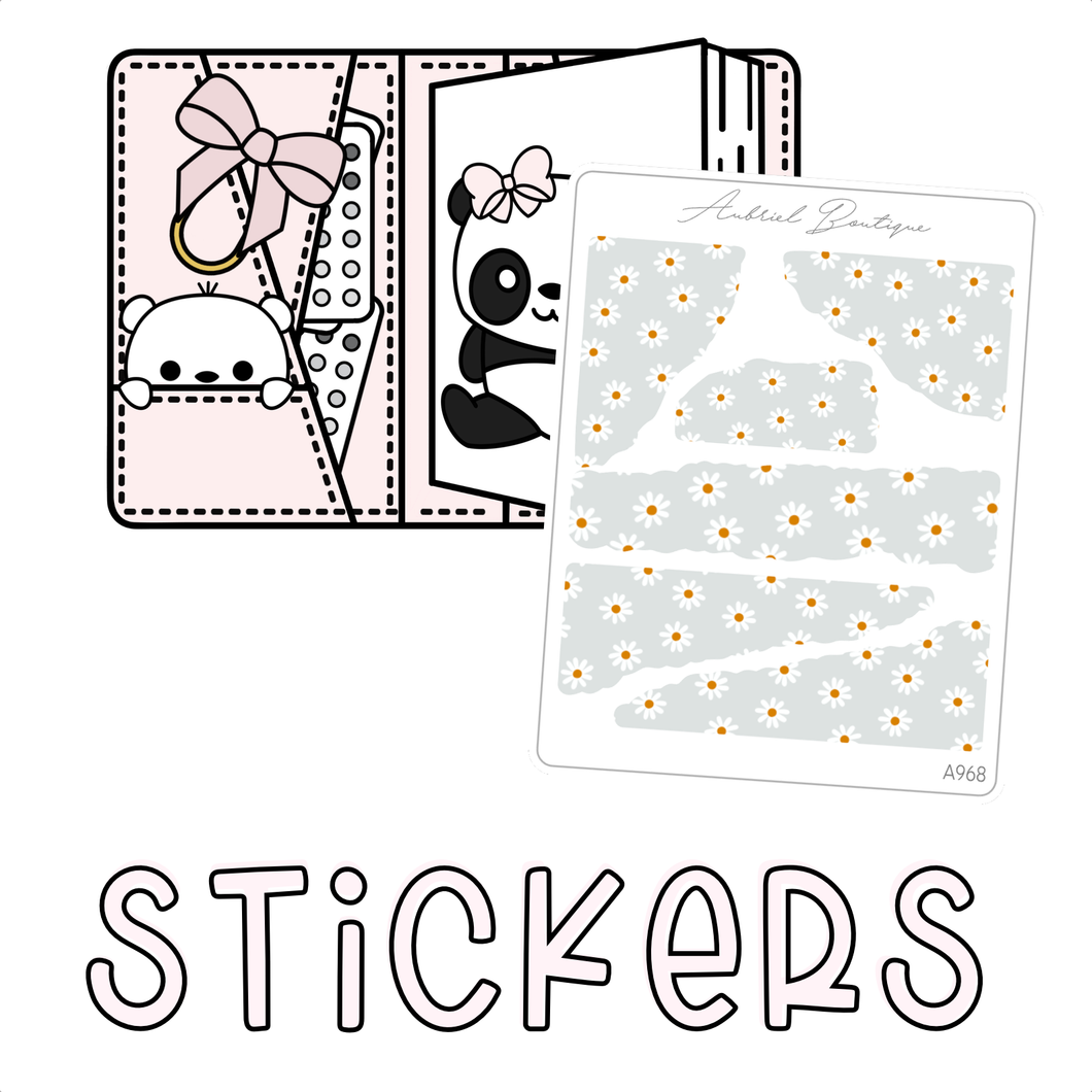 JOURNAL STRIPS — stickers — A968