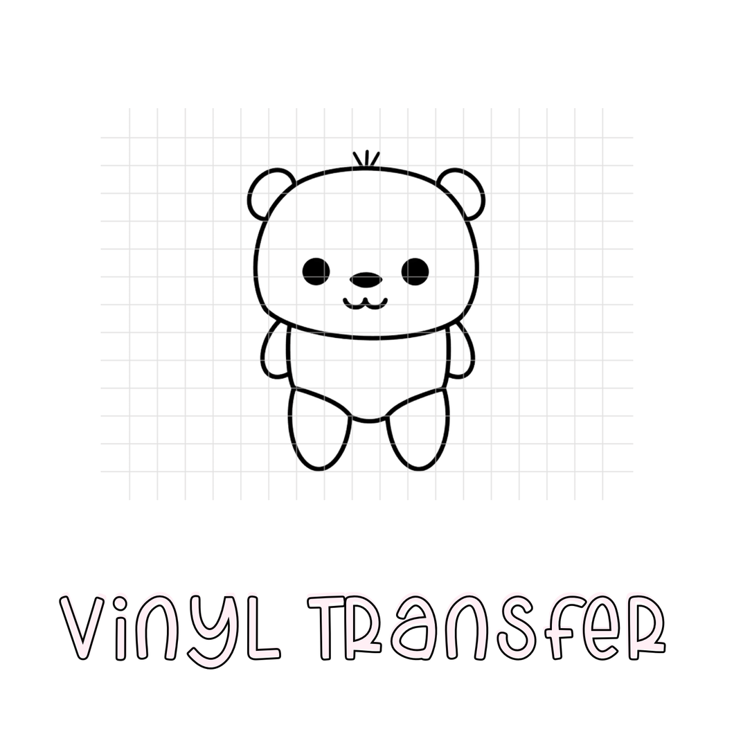 BABY BEAR— transfer vinyl