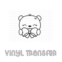 Load image into Gallery viewer, BABY BEAR BOW — transfer vinyl
