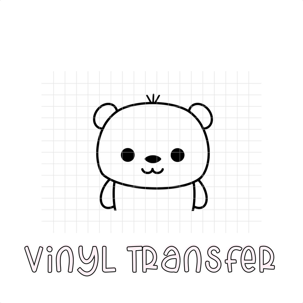 BABY BEAR — transfer vinyl