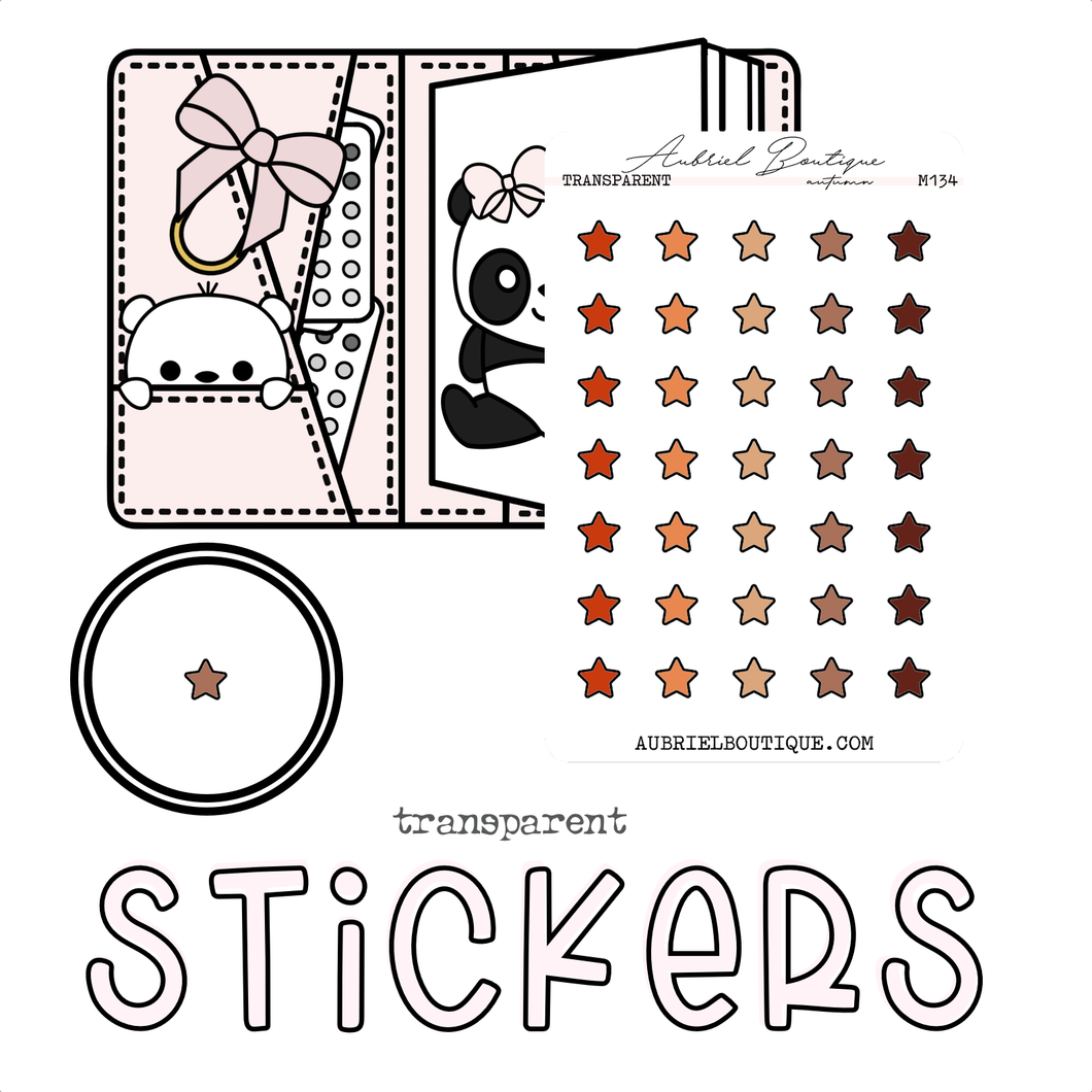 STAR — minimal stickers — M134