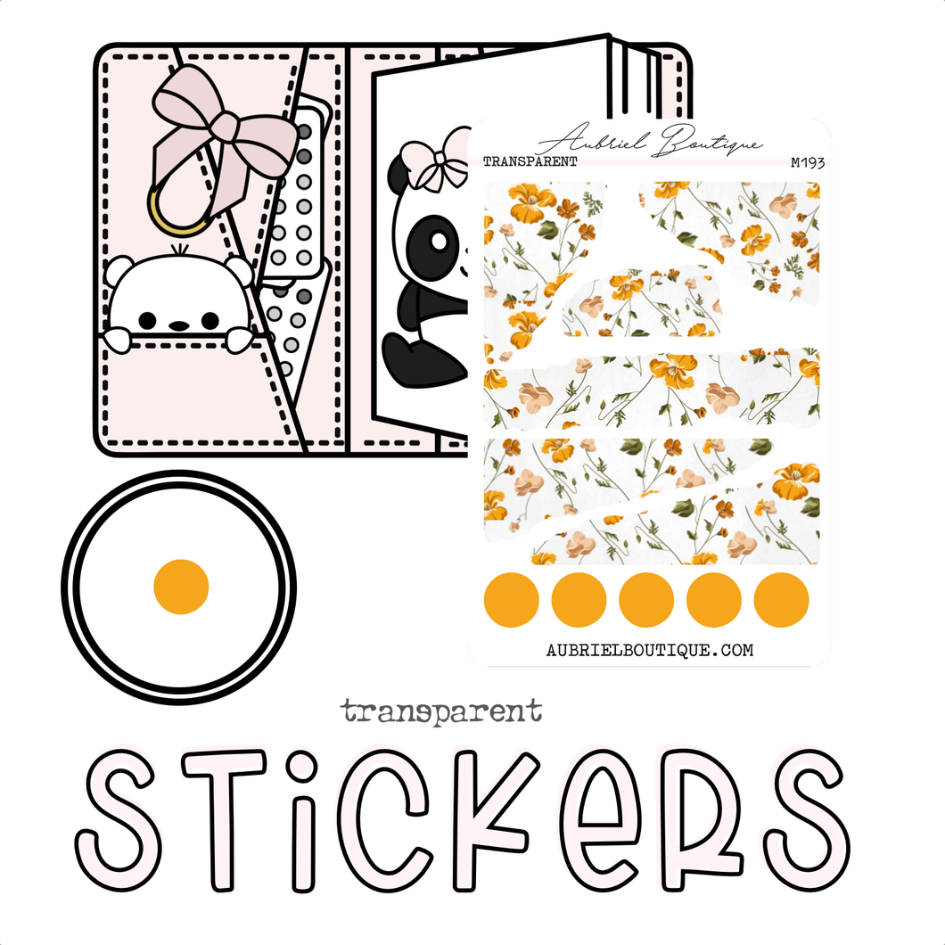 JOURNAL STRIPS — minimal stickers — M193