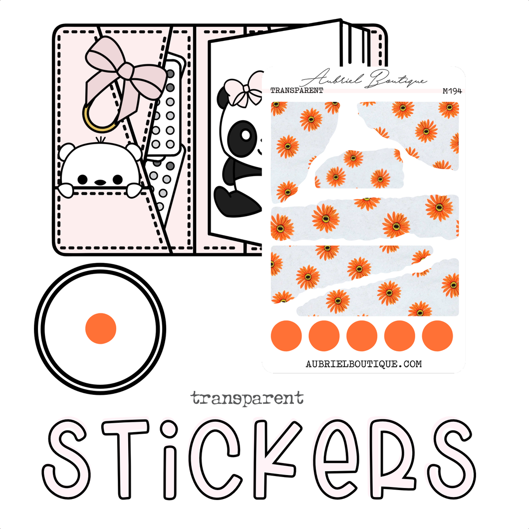 JOURNAL STRIPS — minimal stickers — M194