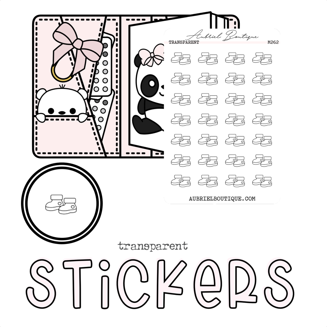SLIPPERS — minimal stickers — M262