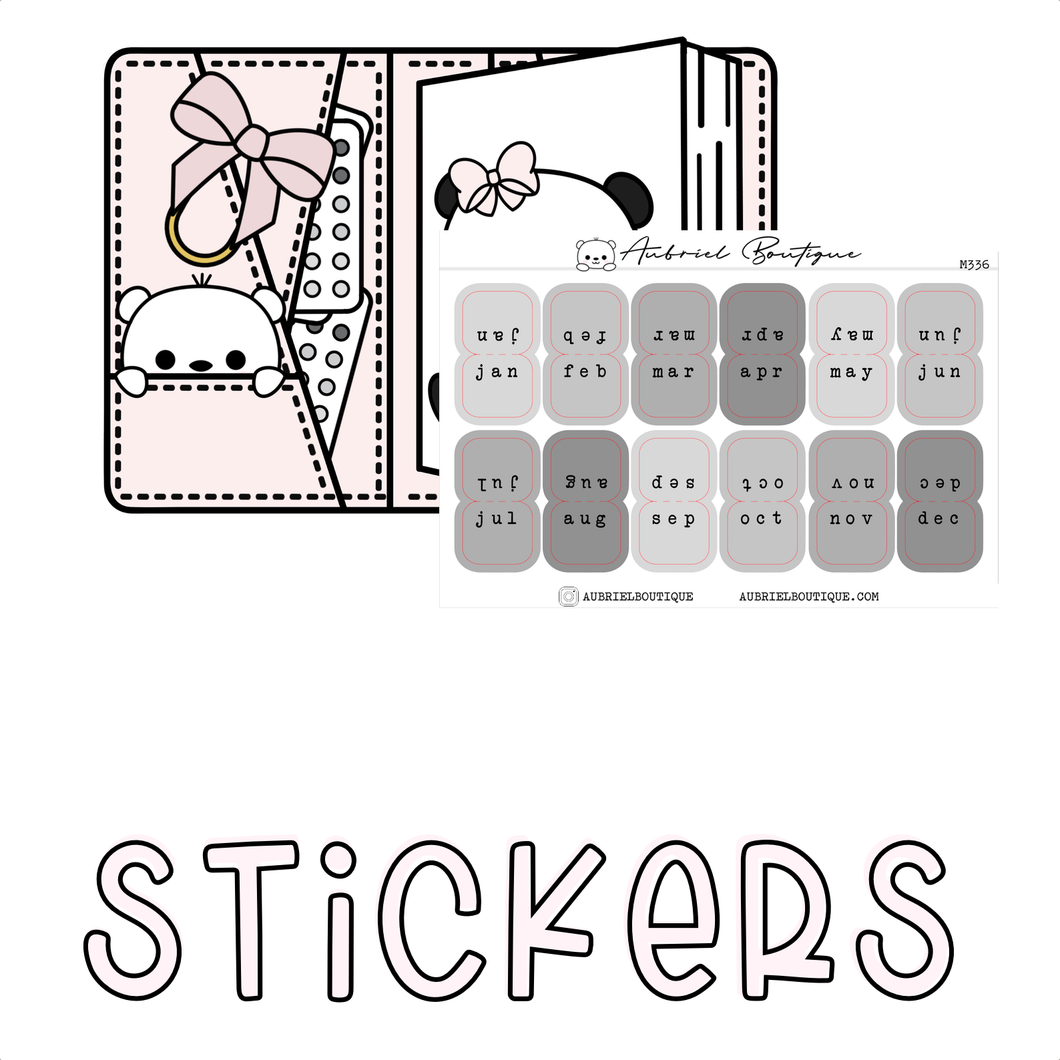TABS — minimal stickers — M336