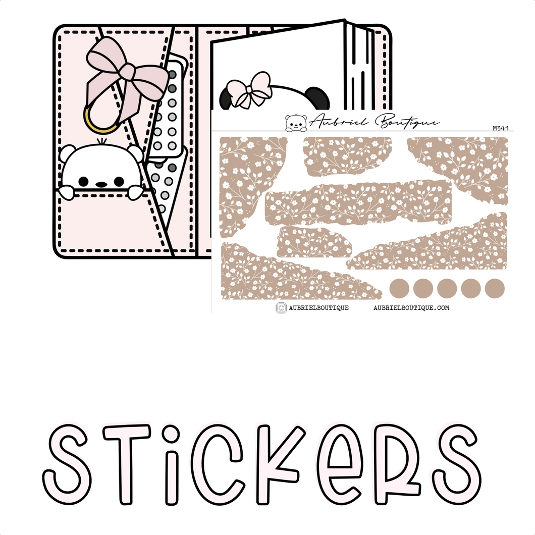 JOURNAL STRIPS — minimal stickers — M341