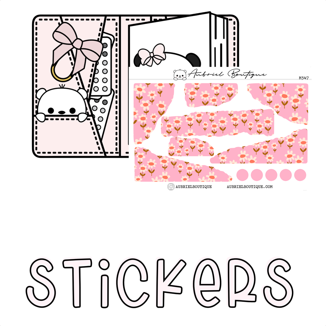 JOURNAL STRIPS — minimal stickers — M347