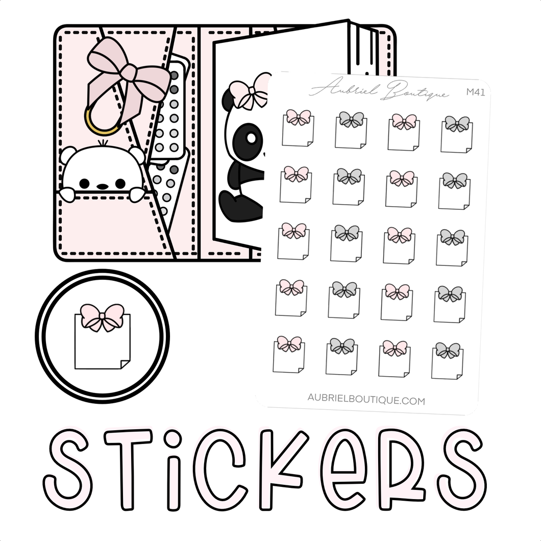 BOX — minimal stickers — M41