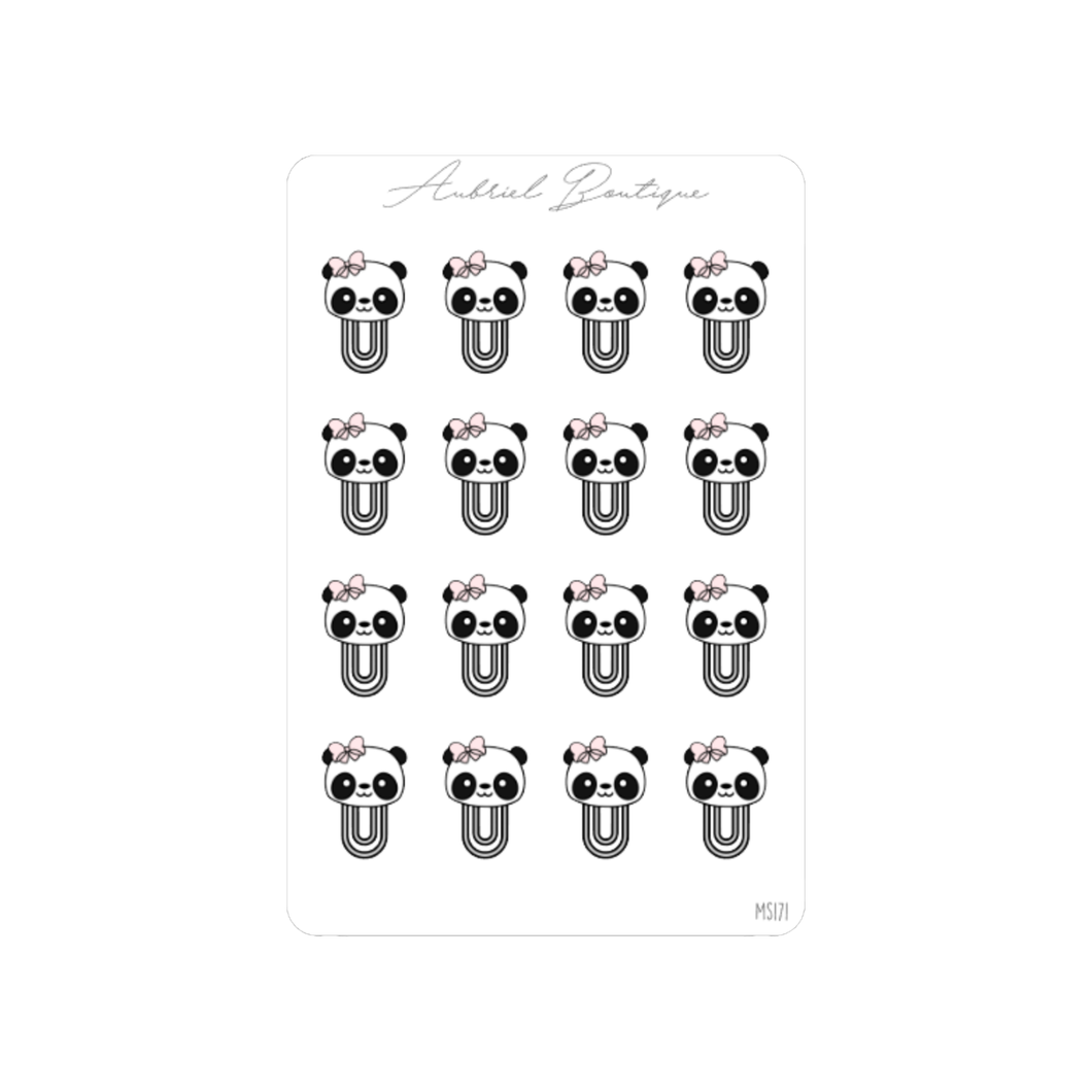 PANDINA PAPERCLIP, minidee — stickers — MS171